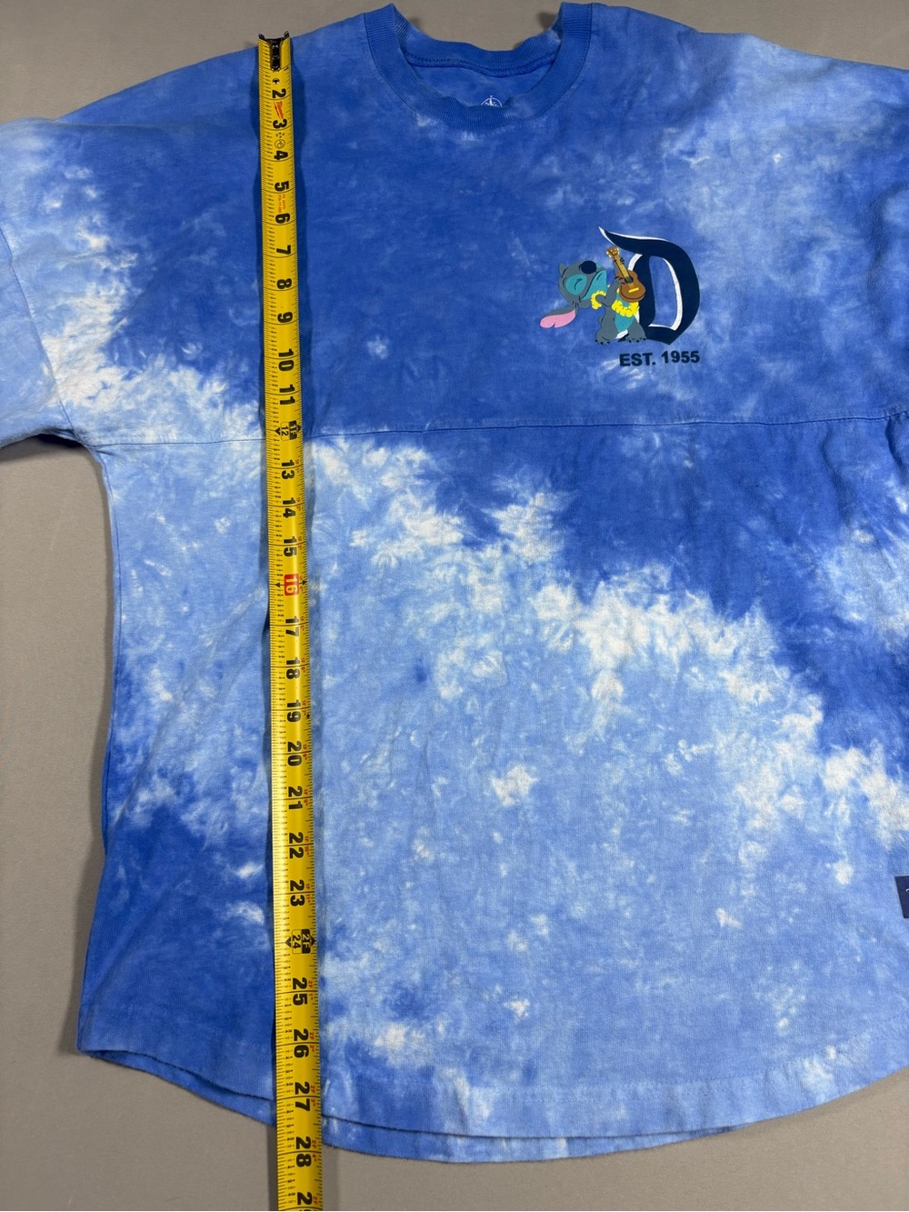Disney Lilo & Stitch Disneyland TieDye Spirit Jersey SizeXS Resortwear Adult EUC - Picture 5 of 9